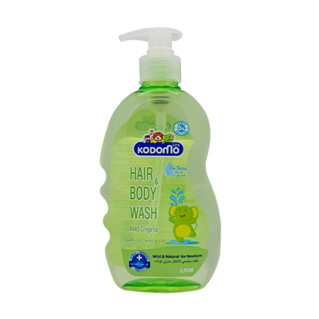 Дитячий шампунь-гель для волосся та тіла Kodomo Hair &amp; Body Wash Від голови до п'ят, 400 мл
